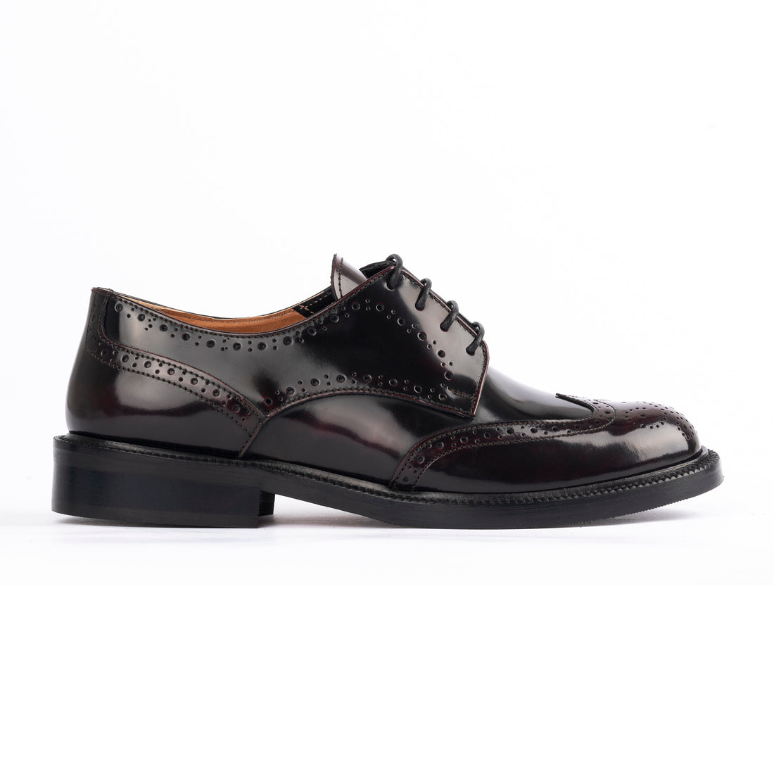 Bordeaux leather Oxford shoes