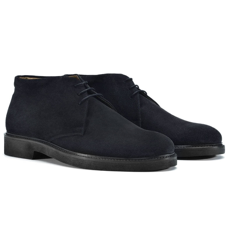 Suede ankle boots - Blue
