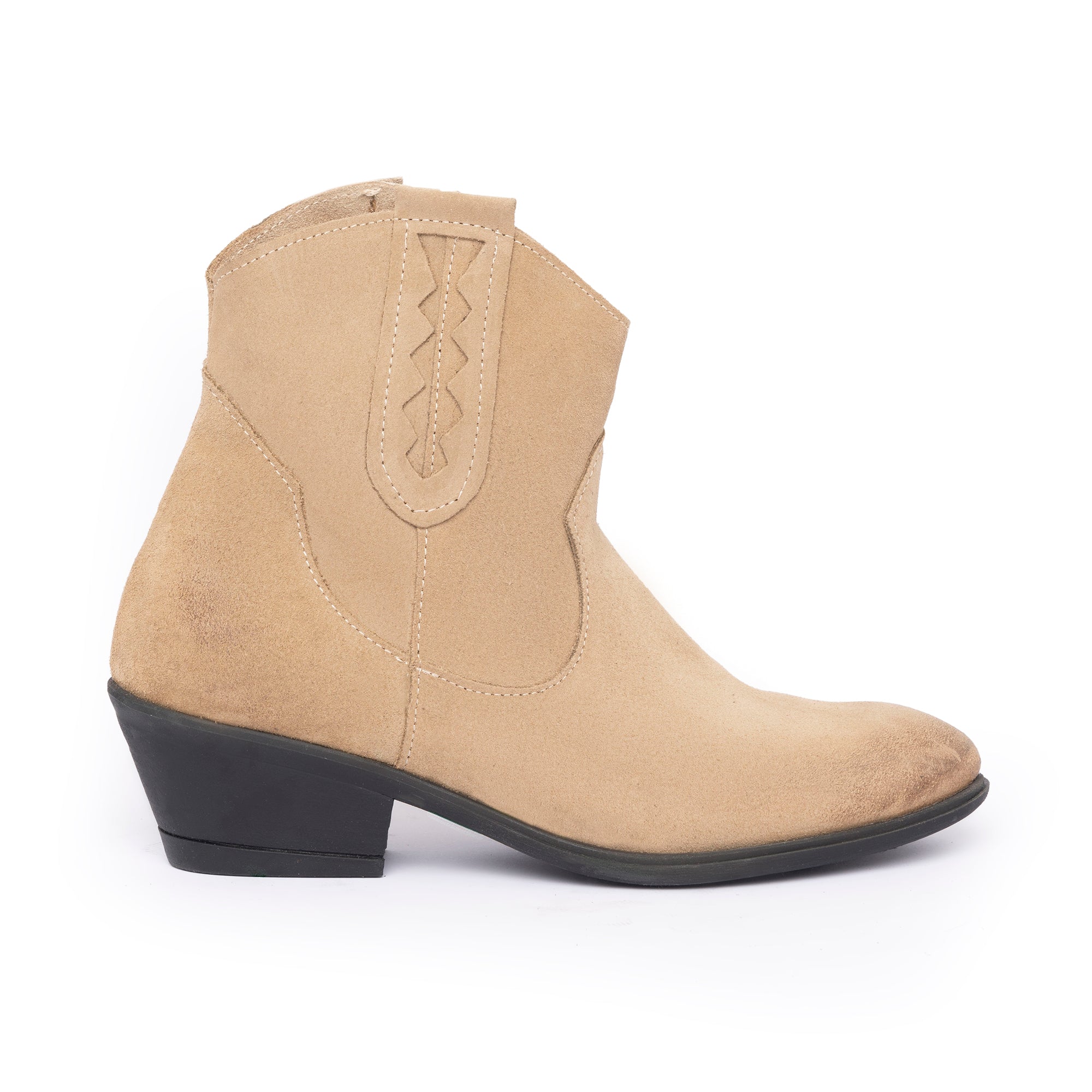 Texan ankle boots - Taupe