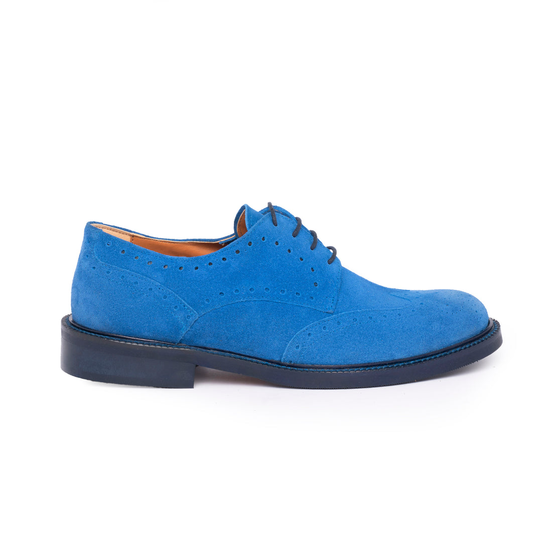 Oxford shoes in Cobalt Suede