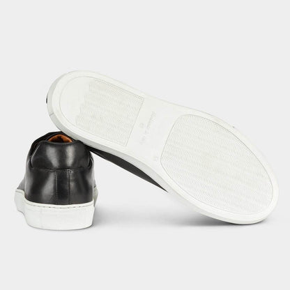 Sneakers Donna in pelle - Nero