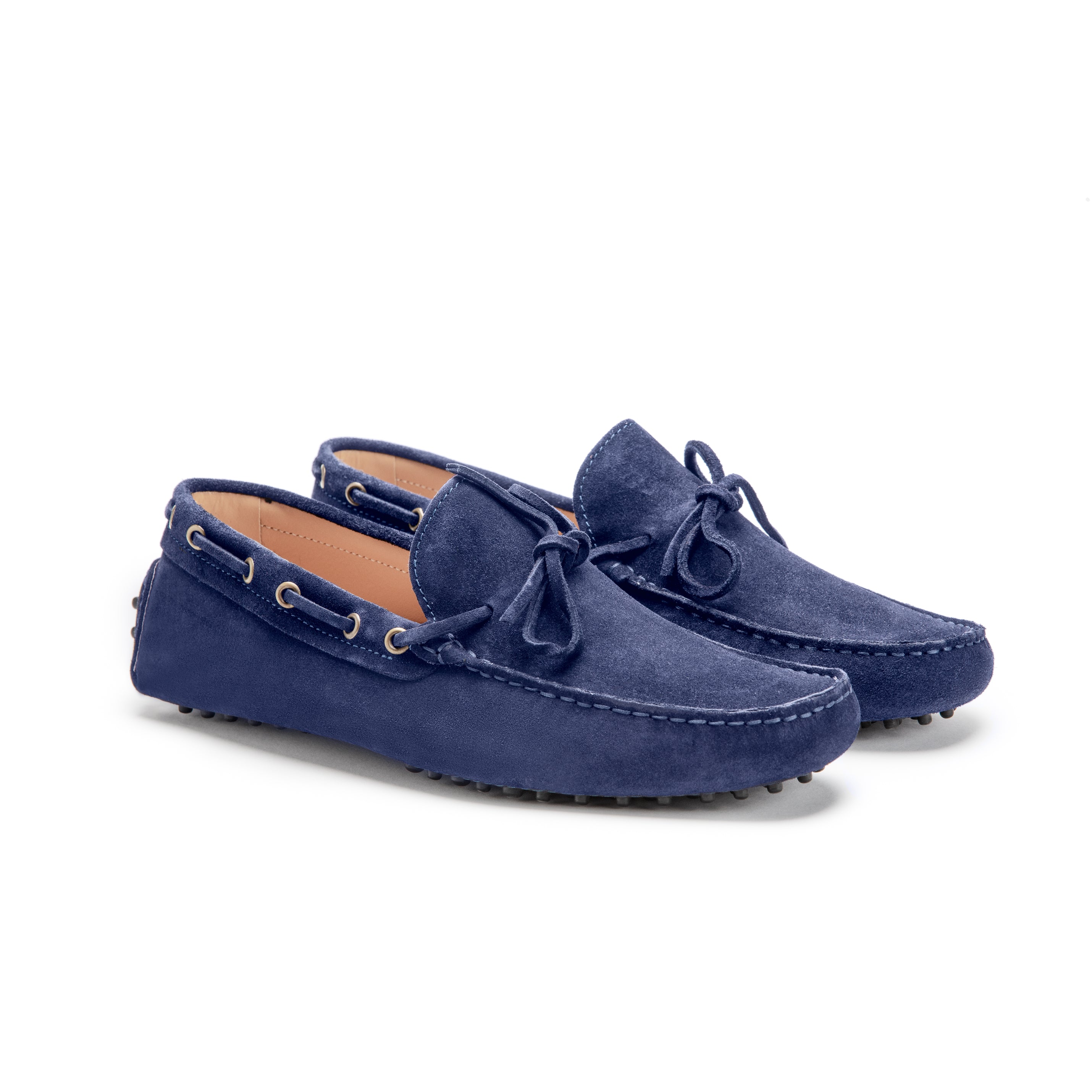 Gommino Suede Moccasins - Blue