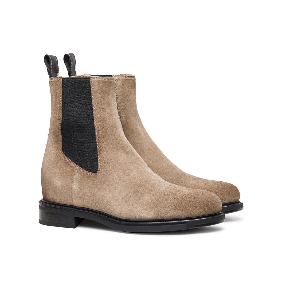 Beatles Women's Suede Ankle Boots - Taupe