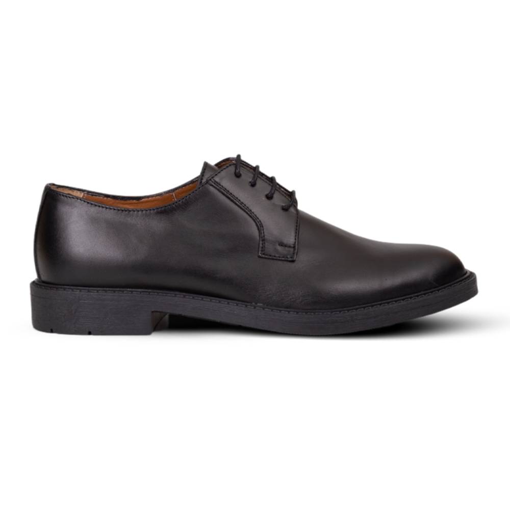 Leather derby lace-ups